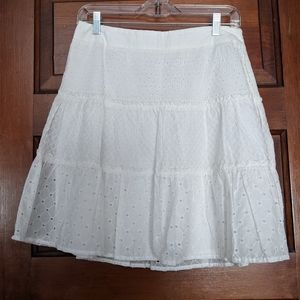 White skirt by Loft